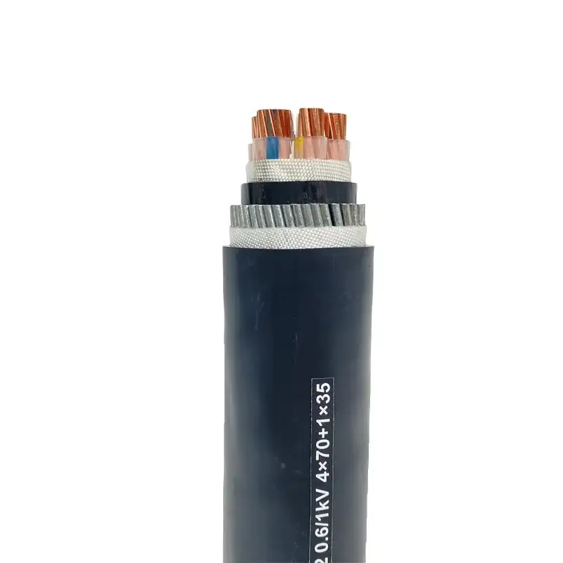 Yjv32 Copper Conductor Xlpe Insulated Steel Wire Armoured Pvc Sheathed Cable 0.6/1kv 1