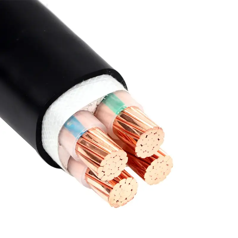 Yjv22 6 мм 0,6/1 кВ Lv Xlpe Power Турция Изолированные кабели Стандартный проводной кабель 3*6 + 1*4 2 3 4 5 Core 1