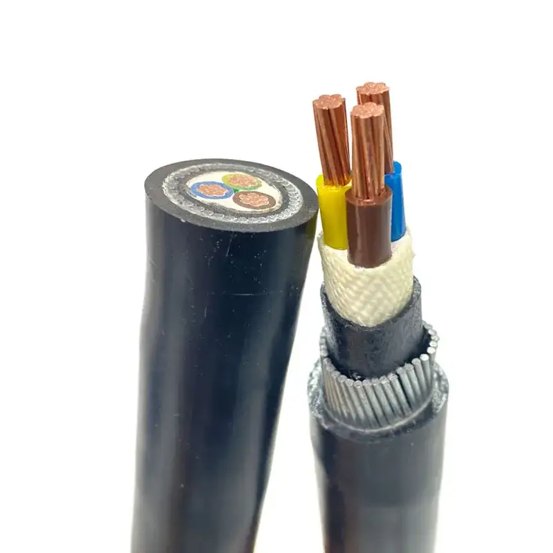 Nyy Kabel 1kv Aşağı Gərginlikli Zirehli Kabel Çarpaz Bağlantılı Polietilen İzolyasiya Yjv Elektrik Kabel 1