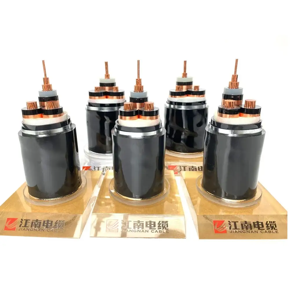 22 Kv 33kv Mis Kabel və ya Alüminium Keçirici Kabel Üç Fazalı Orta Gərginlikli Elektrik Kabeli 1