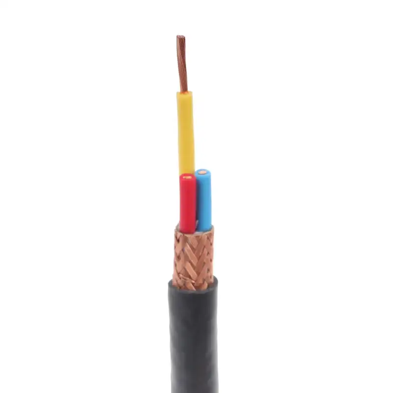 Qorunan Çevik Rvvp 2x0.5 0.75 2 nüvəli 3 nüvəli 4 nüvəli elektrik səs kabeli 1