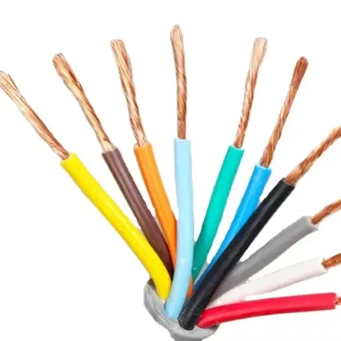 Il cavo inguainato in PVC isolato in PVC con conduttore in rame puro ultra flessibile H05vv-f viene utilizzato all'interno di elettrodomestici e attrezzature per interni 1