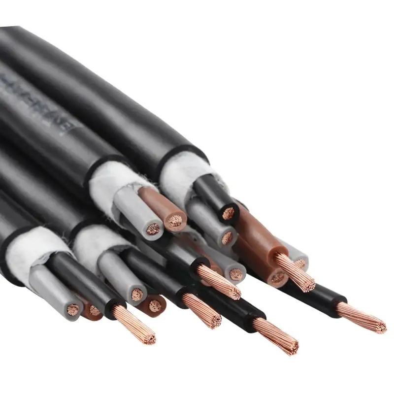 Rvv Yüngül Pvc Şnur Adi Çevik Tel Çox Nüvəli Rvv 2x0.5mm 2 Core 1.5 Mm 2.5mm 4mm 6mm Elektrik Kabel Naqili 3 1