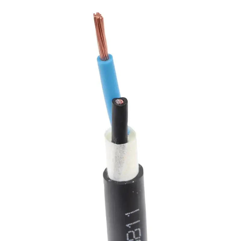 Pvc Rvv Kabel və Tel 2x4mm Pvc İzolyasiyalı Çevik Tel Ölçmə Kabelləri 1