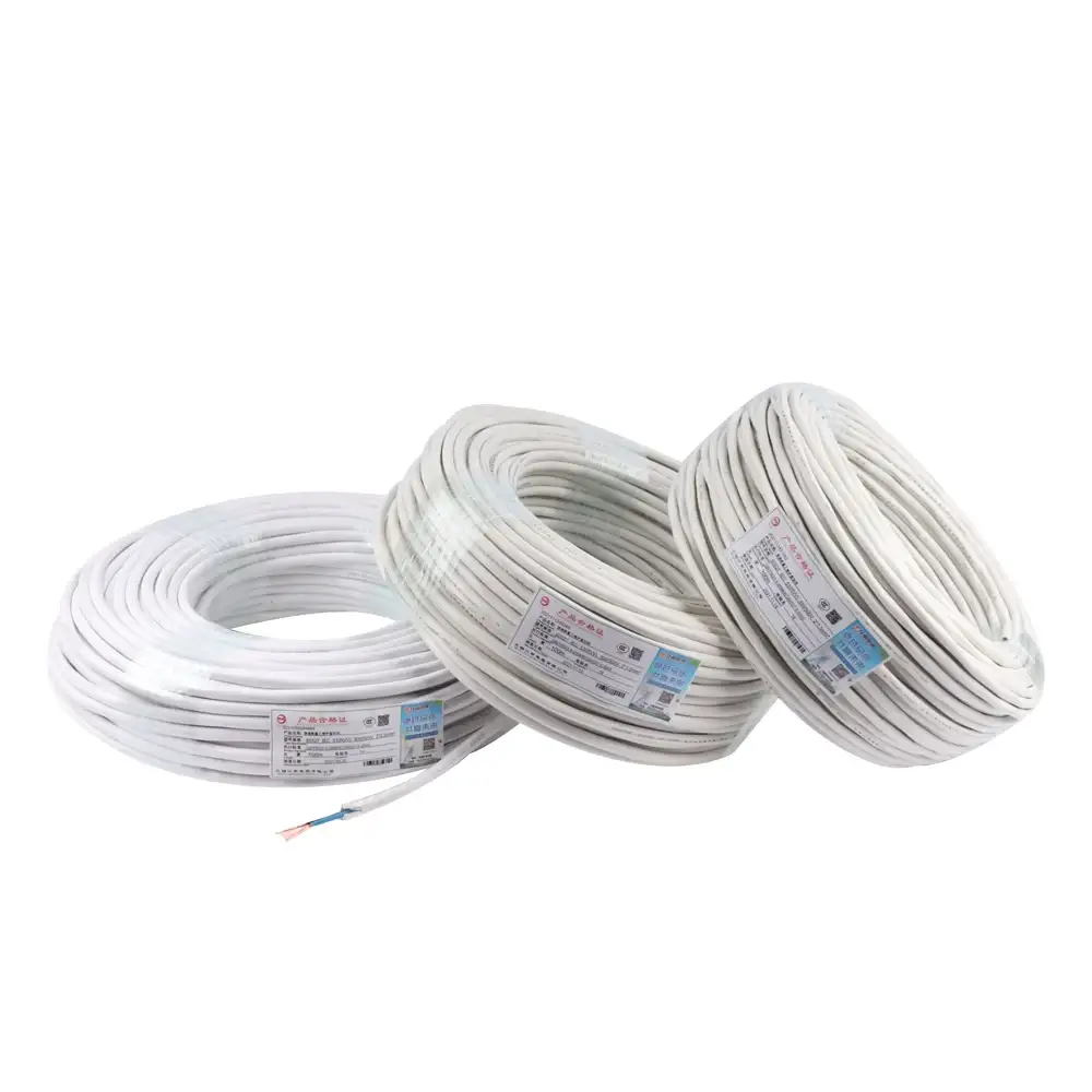 Manufacture 1.5mm 2.5mm 4mm 6mm Electric Wires And Cable Building Wire Pvc Insulated Cord Twin Flat Wire 1
