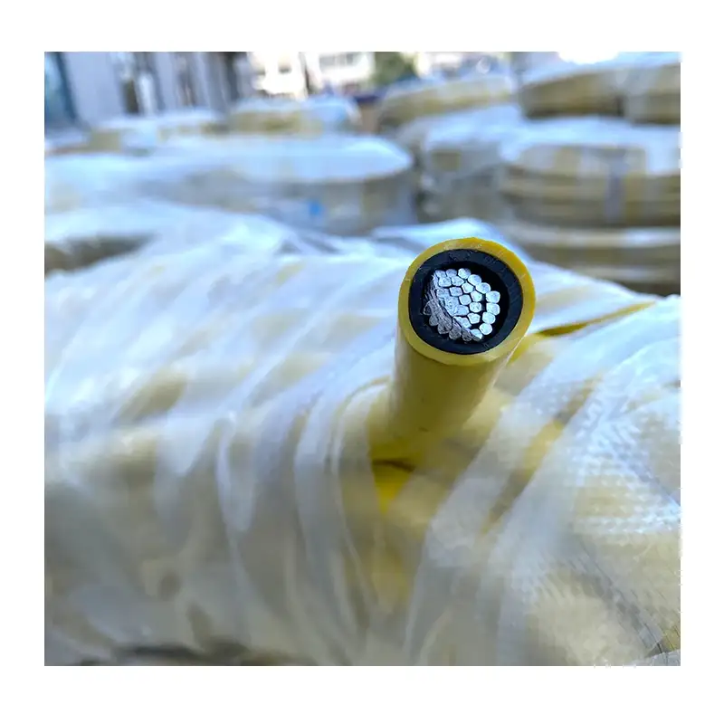 İkiqat İzolyasiyalı Pvc 50mm 90mm Alüminium Torpaqlama Tel 10mm2 Torpaq Kabel 1