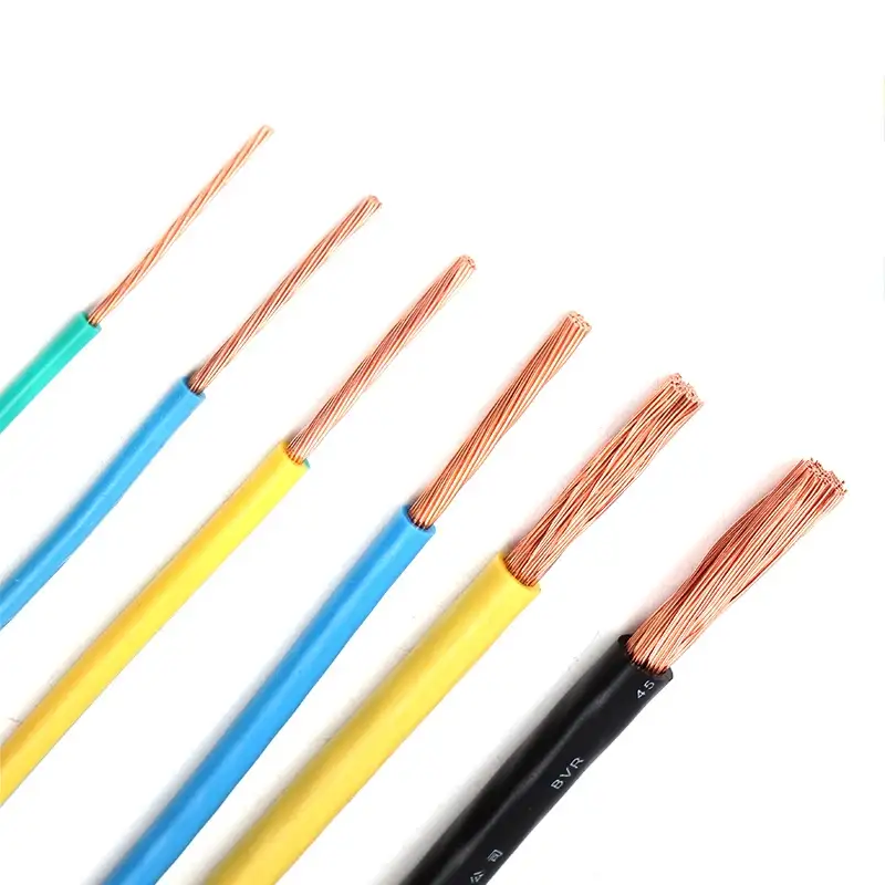 Customized Color 300/500v Insulated Wdzn-byj Electrical Power Cable Wire For Recording Studios 1