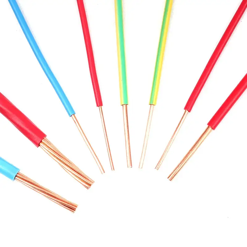 Fiação doméstica 1mm 1.5mm 2.5mm 4mm 6mm 10mm 300/500v Fios elétricos de cobre multinúcleo Cabos de fio elétrico 1