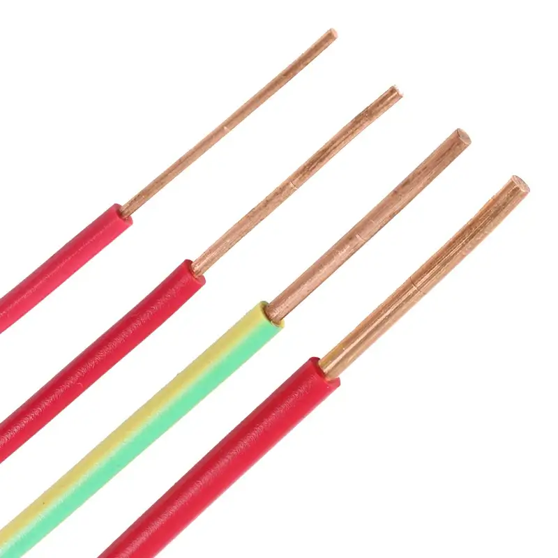 Câble électrique haute température simple 1.5mm 2.5mm 2mm 2.5mm 4mm2 8mm câble électrique en cuivre noir 1