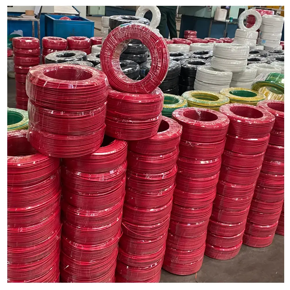 Rotolo di cavo elettrico all'ingrosso Filo elettrico domestico unipolare da 8 mm isolato in PVC di alta qualità 1