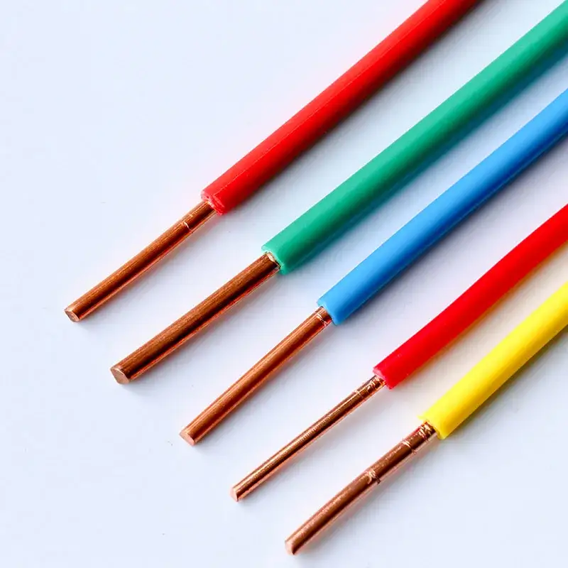 Filo di rame elettrico in PVC con nucleo in rame ad alta purezza da 4 mm 6 mm del fornitore della Cina 1