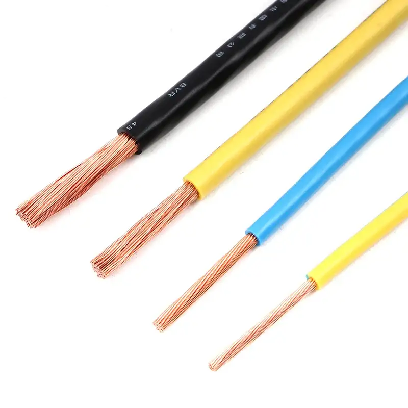 Cableado doméstico Cable eléctrico Cable de construcción 1,5 mm 2,5 mm 4 mm 6 mm 10 16 cables de cobre trenzados blandos sólidos Pvc 450/750 v en Trinidad 1