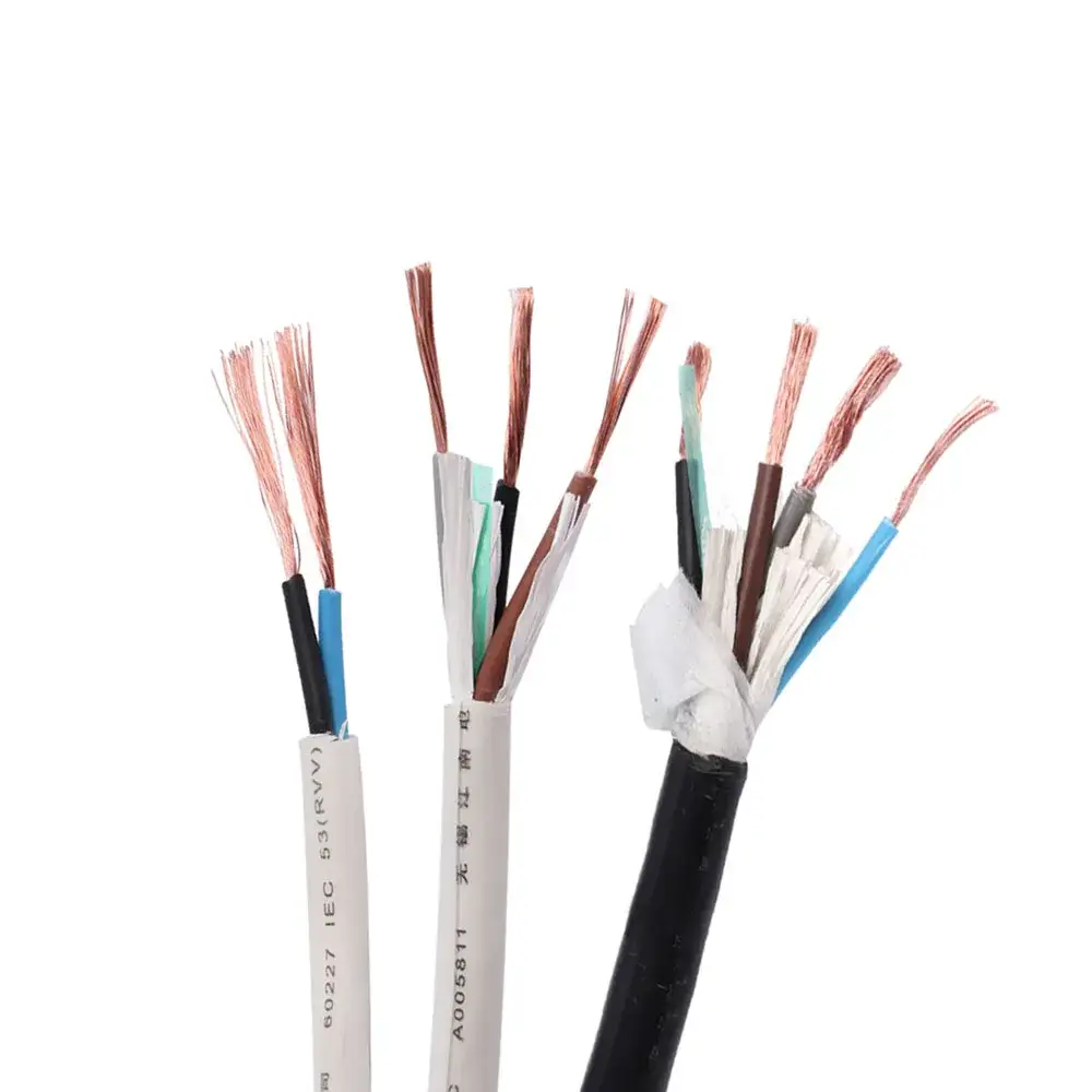 Cavi interni con guaina in PVC flessibile Muti-core da 300 / 500v conduttore in rame flessibile di alta qualità per piccoli dispositivi 1