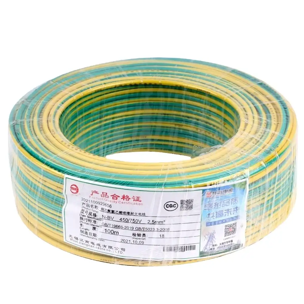 Filo flessibile multifilo unipolare isolato in PVC conduttore in rame di alta qualità per cablaggio domestico 95 120 150 185 240 300mm2 1