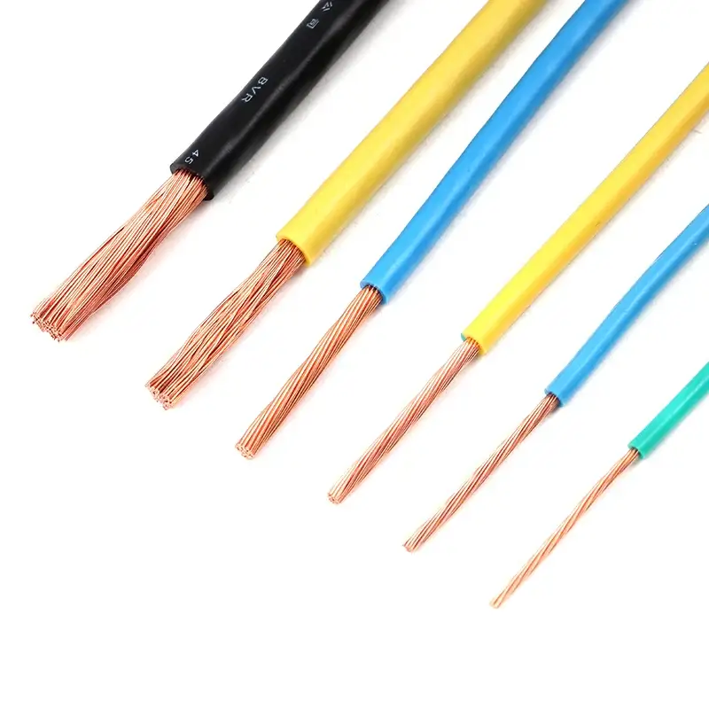 Yaxşı Satılan Qapalı Tel Çevik Bvr Kabel 1.5/2.5/10/16/25 Mm Mis Keçirici Torpaq Tel 1