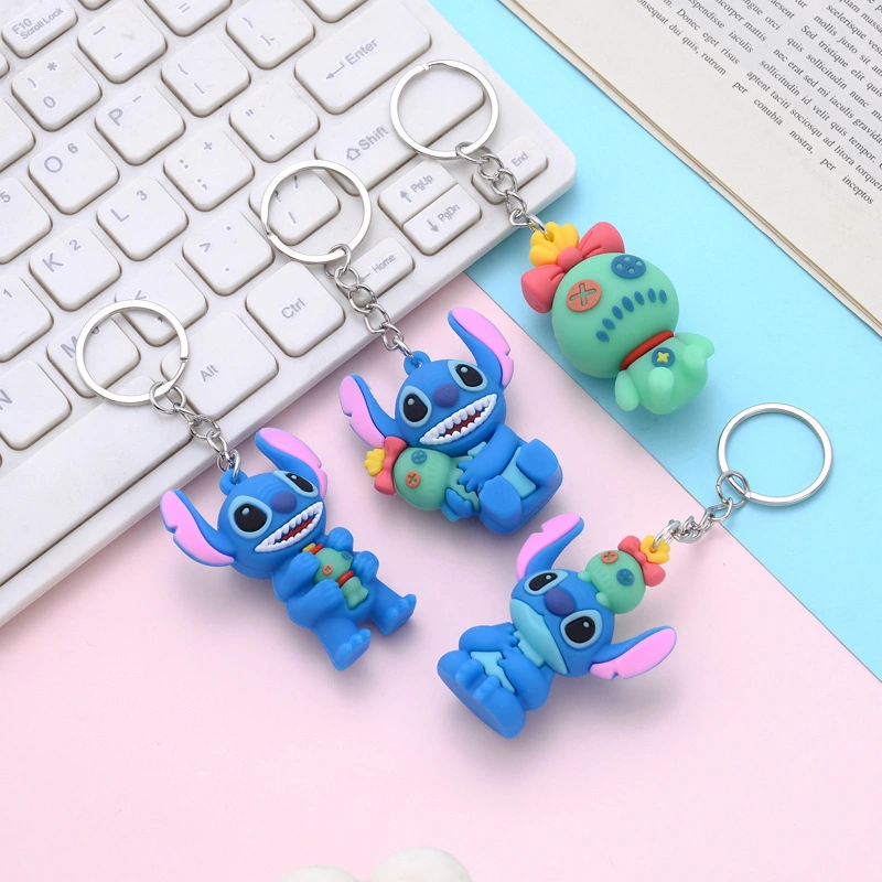 Cartoon süße Puppenschlüsselkettenanhänger kreatives kleines Geschenk Keychain Rucksack Accessoires 1