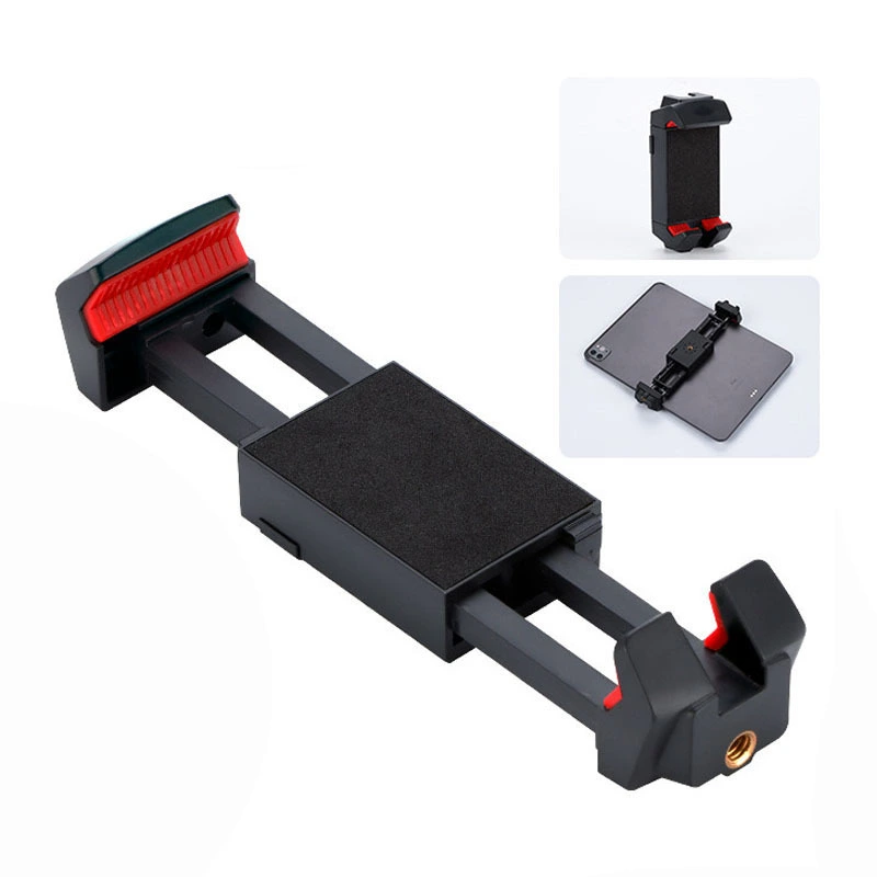 Szsmilin Tablet Tripod Mount Universal Extendable Cold Shoe Holder Clamp for iPhone iPad 1
