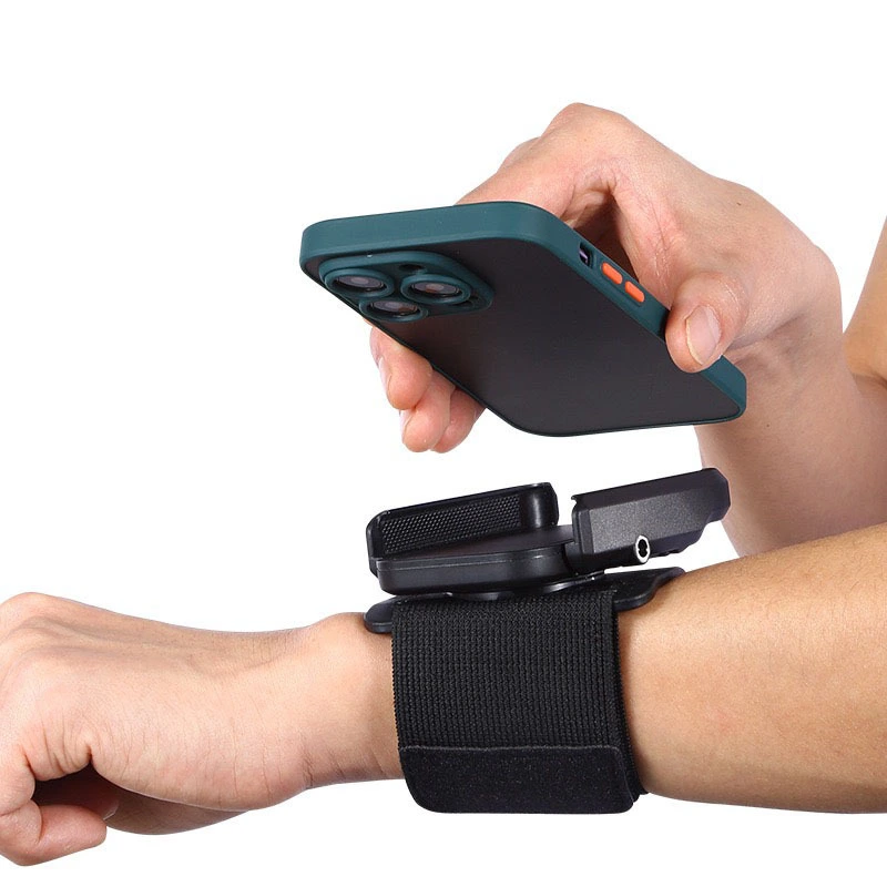 Szsmilin Gym Phone Holder Knob Locking Clamp Mount para sa Wristband Armband 1