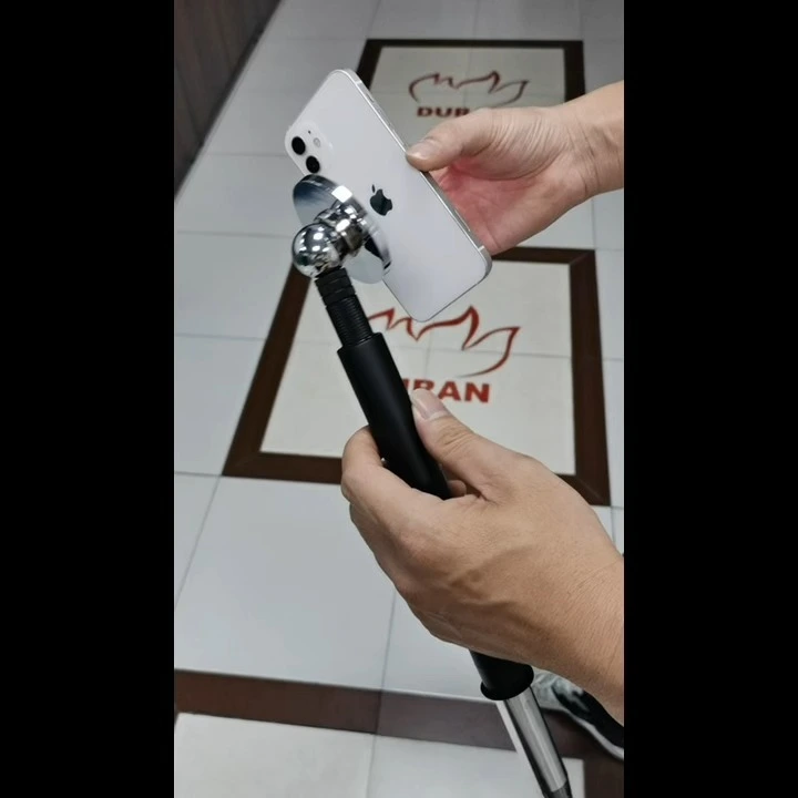 Szsmilin Soporte para teléfono de golf trípode magnético extensible palo de golf soporte para todos los teléfonos 1