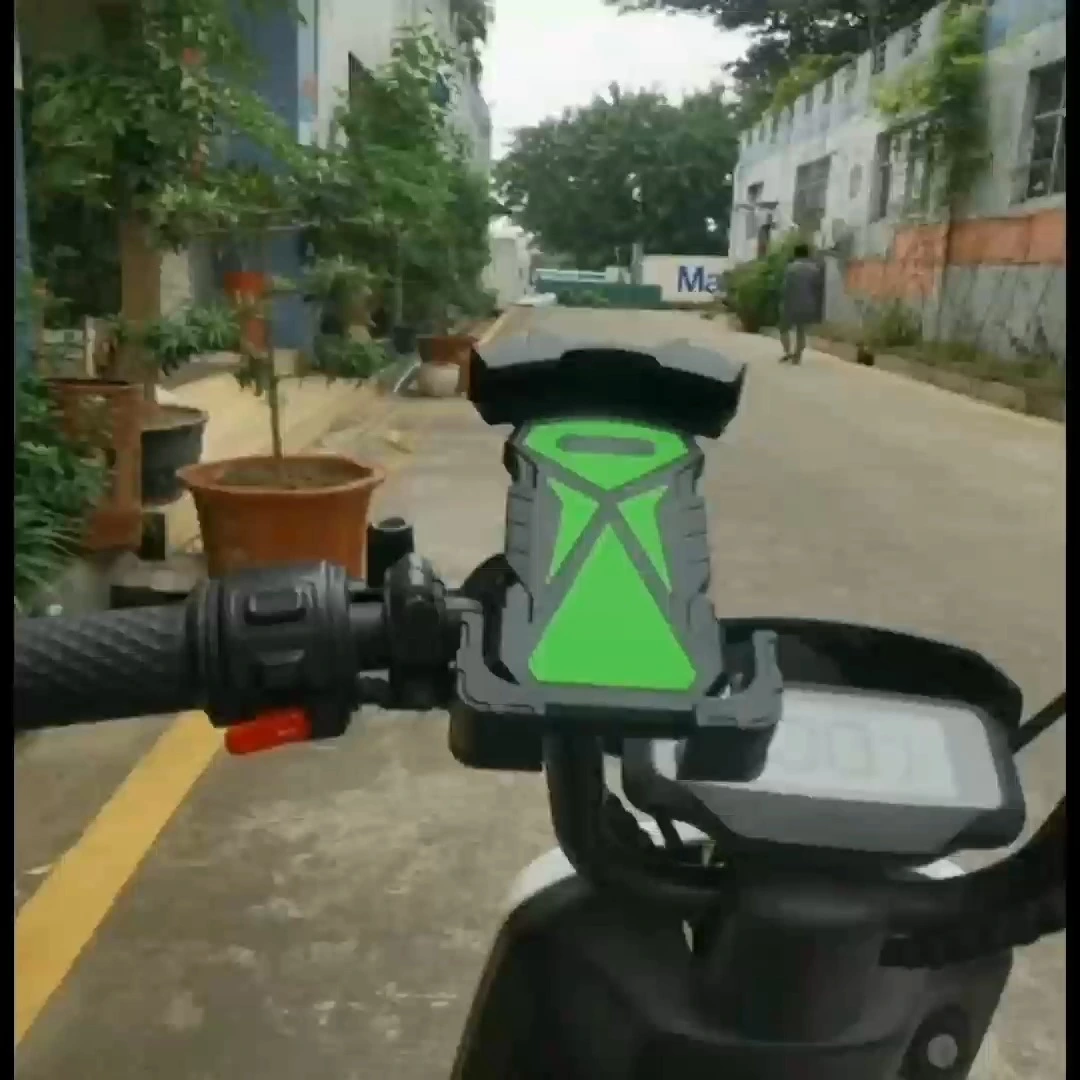 Szsmilin-soporte para teléfono para carrito de Golf, empuñaduras de esquinas completas antivibración, soporte de seguridad ajustable para teléfono, bolsa para carrito de Golf 1