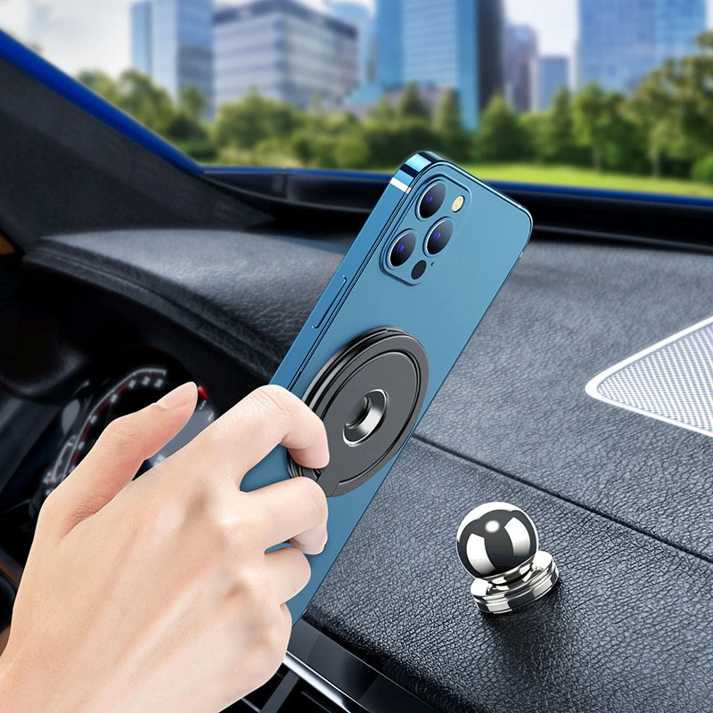 Szsmilin Magnetic Car Phone Holder 25mm Ball Metal Air Vent Dashboard Mount&Desktop Phone Stand 1