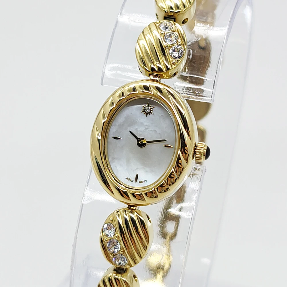 Beimu Pulsera Metal Moda Reloj de Cuarzo Temperamento Mujer Medieval Pequeño Reloj de Oro Vintage Elegante Reloj de Pulsera 1