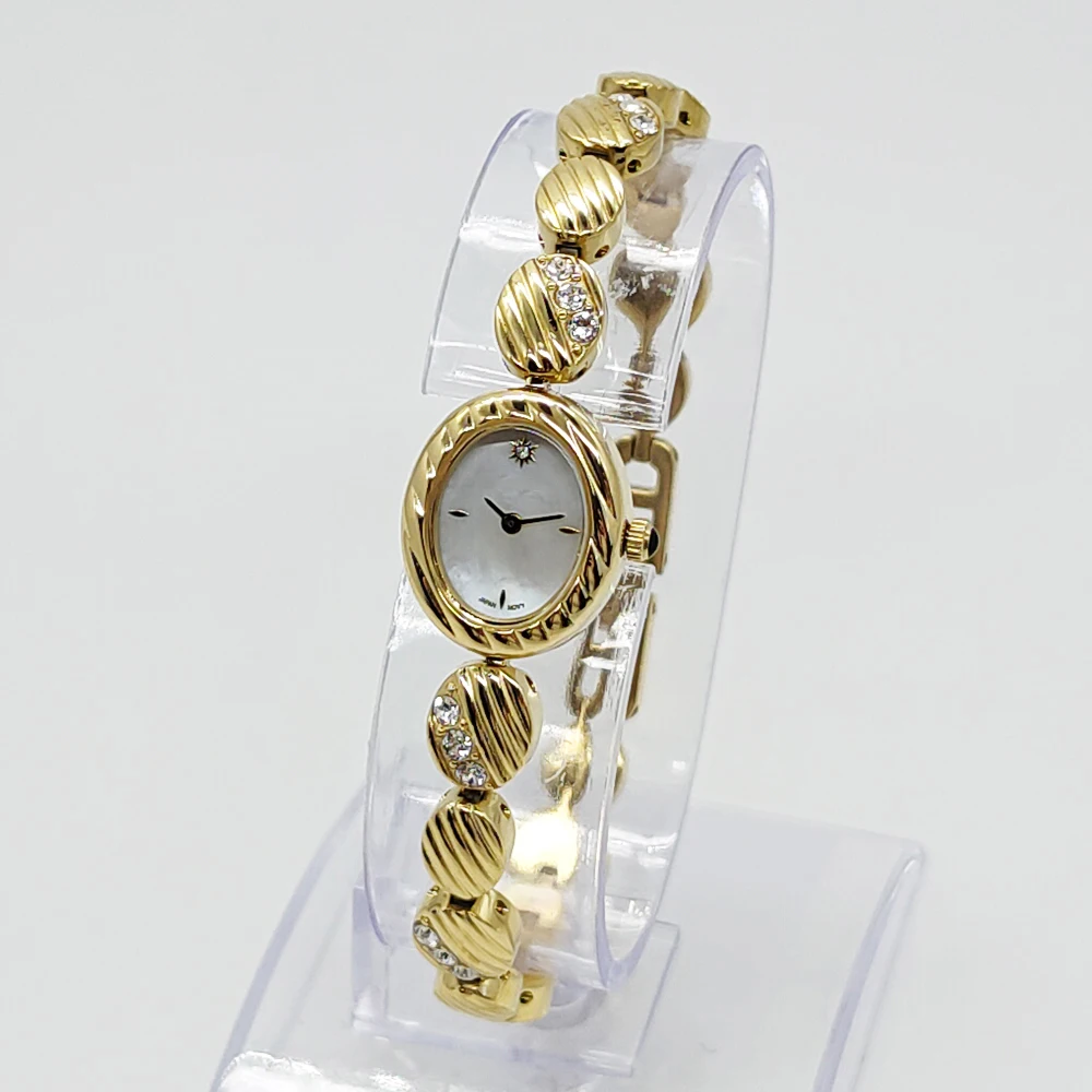 Beimu Pulsera Metal Moda Reloj de Cuarzo Temperamento Mujer Medieval Pequeño Reloj de Oro Vintage Elegante Reloj de Pulsera 2