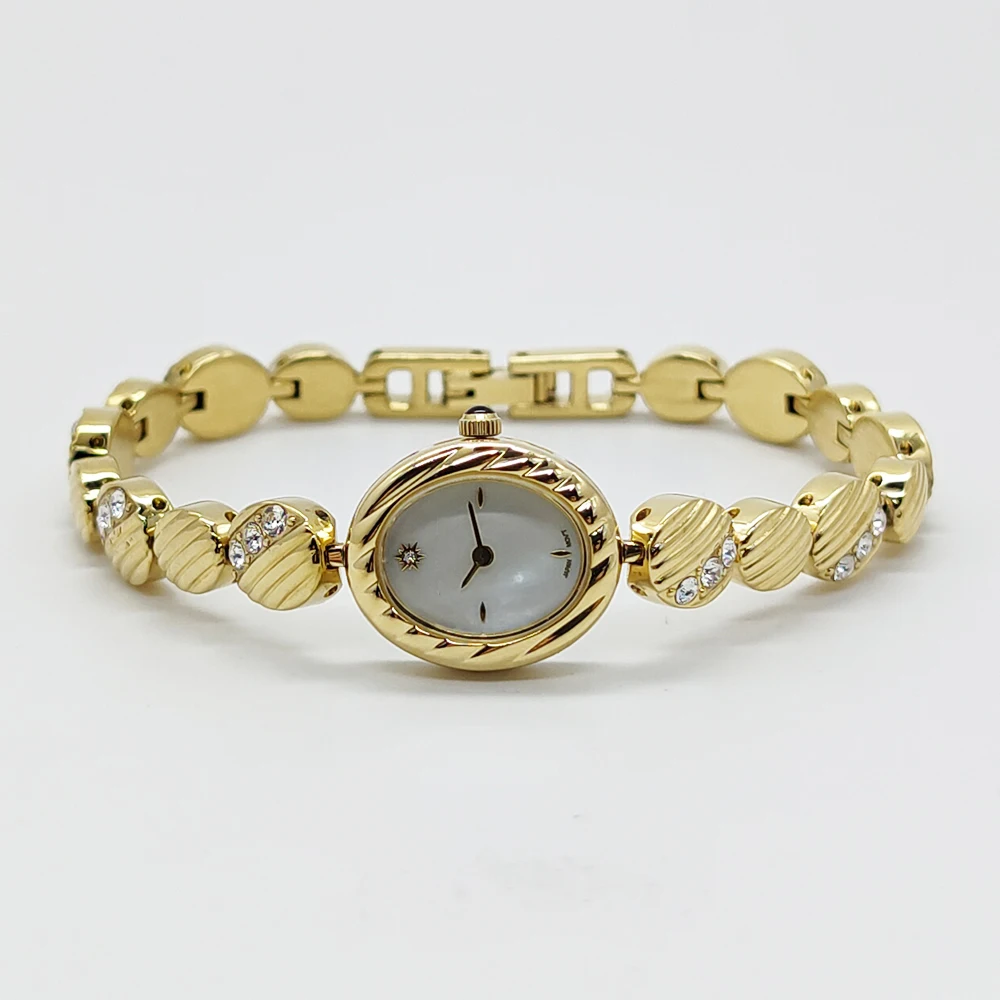 Beimu Pulsera Metal Moda Reloj de Cuarzo Temperamento Mujer Medieval Pequeño Reloj de Oro Vintage Elegante Reloj de Pulsera 3