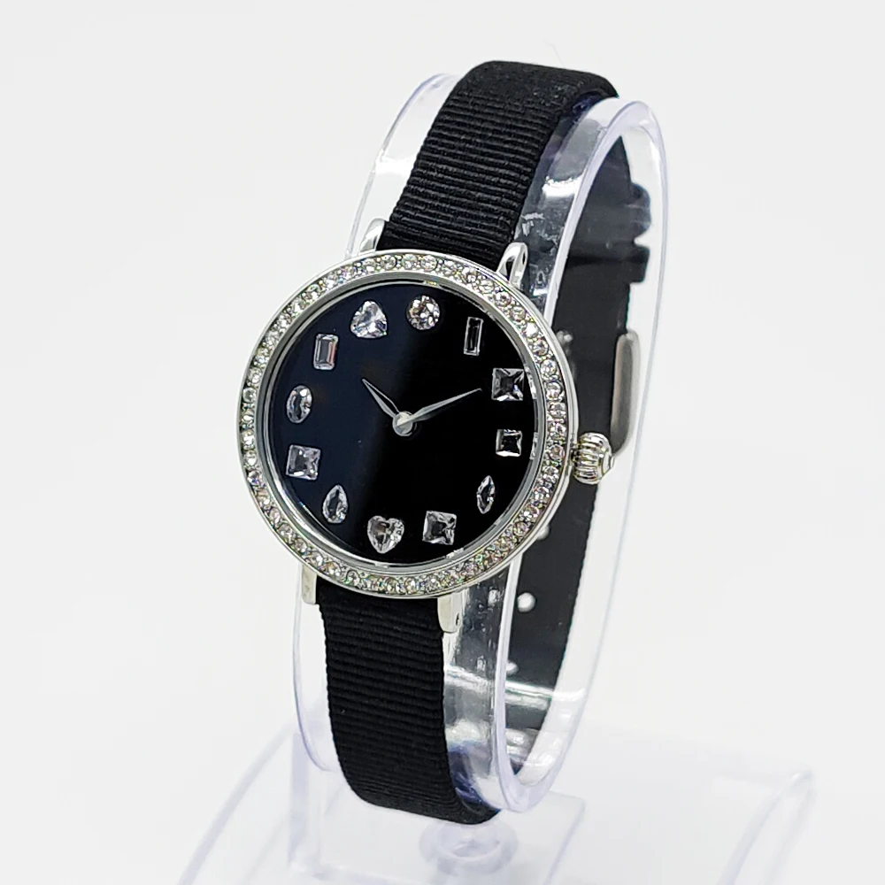 Reloj de joyería de lujo de alta calidad, reloj de cuarzo minimalista a la moda para mujer, reloj informal para mujer 2