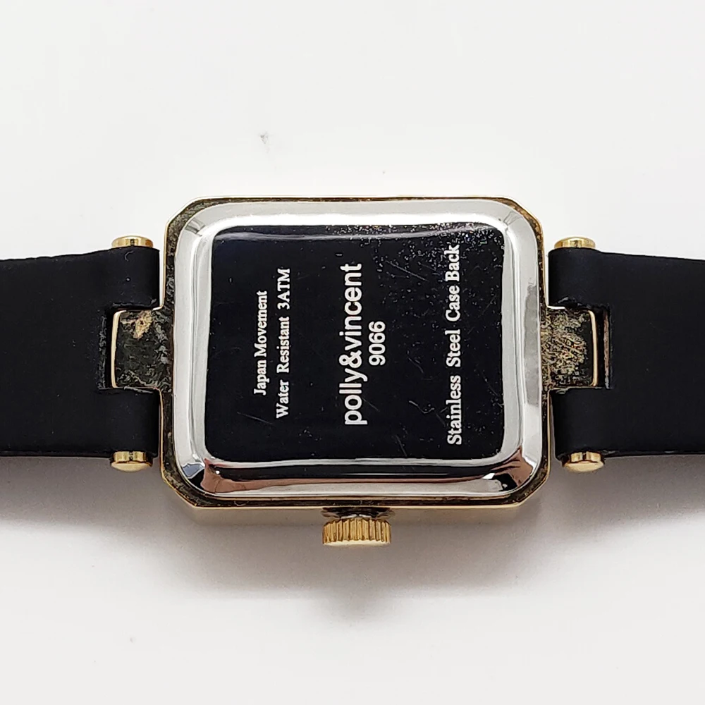 Orologio da donna con diamanti tempestati di perle naturali Orologio al quarzo casual retrò Orologio al quarzo squisito da donna 4