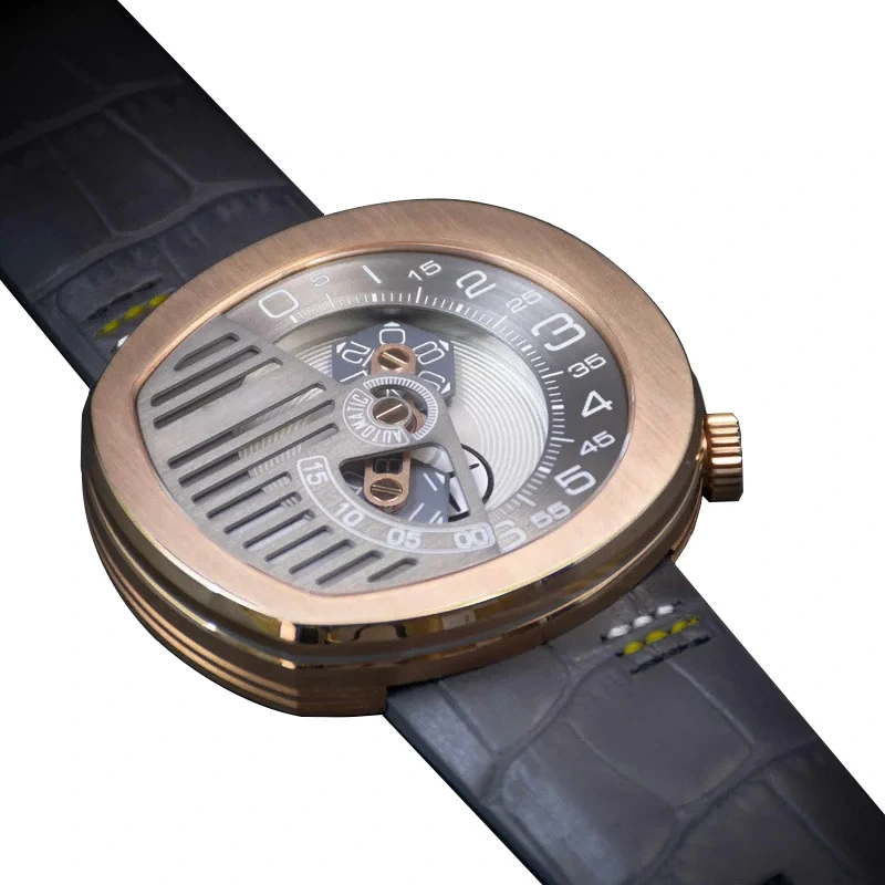 Nuovo orologio meccanico automatico di alta qualità con quadrante classico dalla forma speciale 1