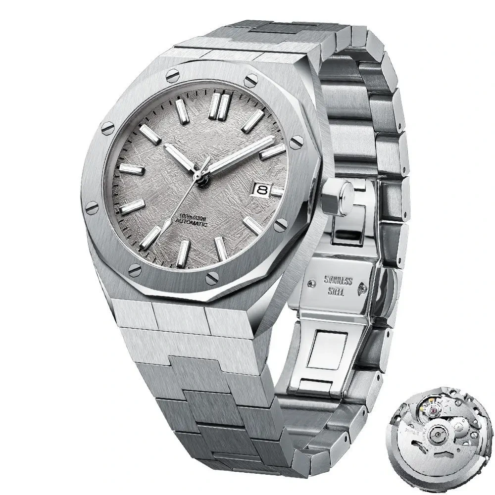 Kostenlose Probe Herren mechanische Armbanduhr automatische Herrenuhren Mode Top-Marke Japan Uhr 1