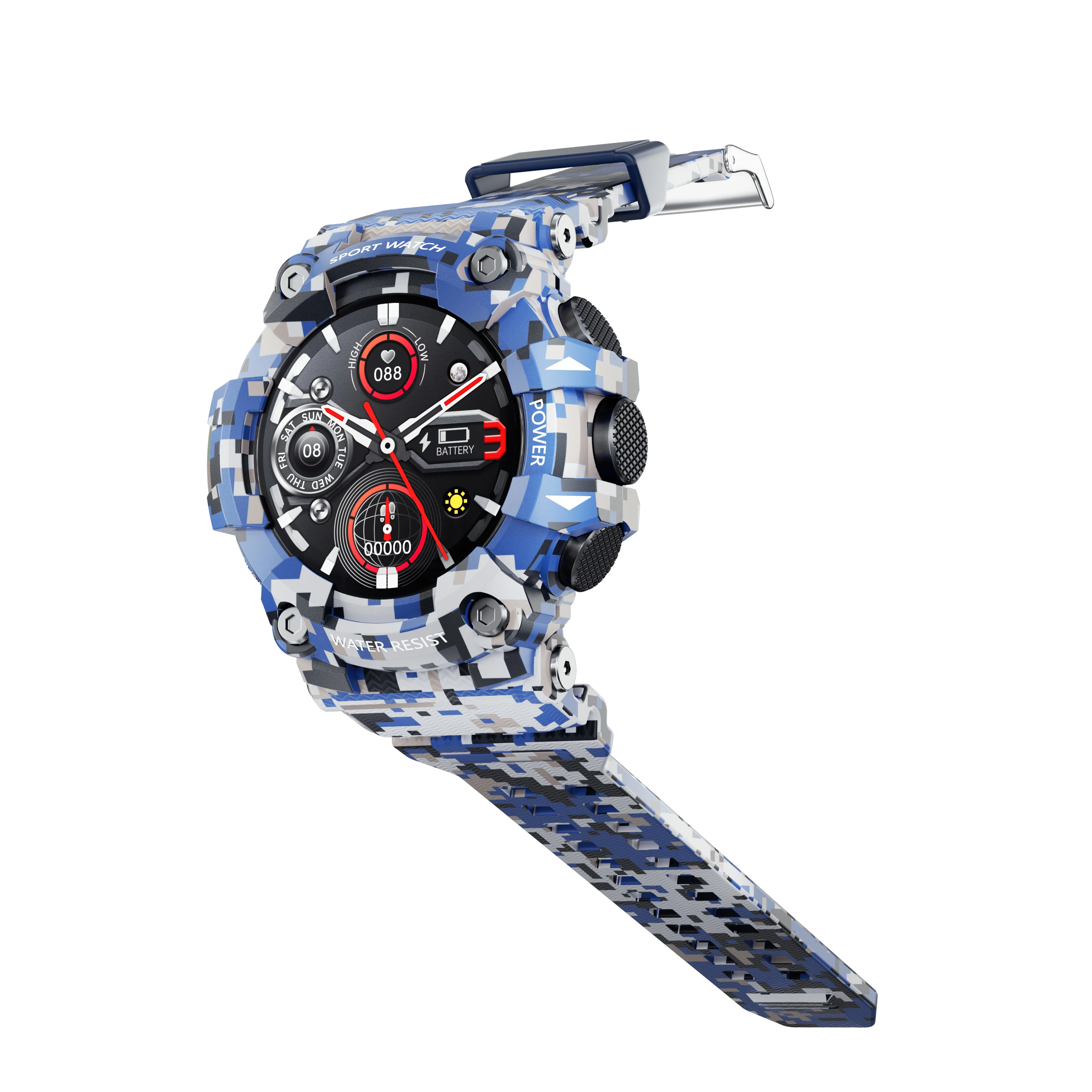 OEM Smart Watch Chiamata telefonica Moda Smartwatch sportivo multifunzionale impermeabile 5