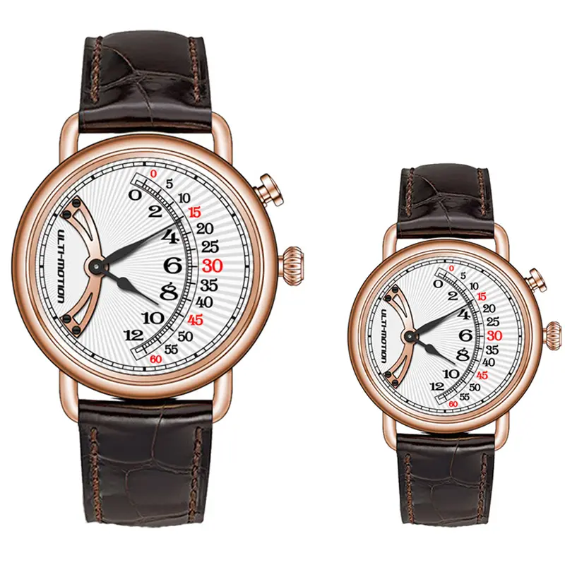 Funzione flyback Newwatch per appassionati di sport Acciaio inossidabile 20 mm/18 mm 4