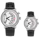 Funzione flyback Newwatch per appassionati di sport Acciaio inossidabile 20 mm/18 mm 3