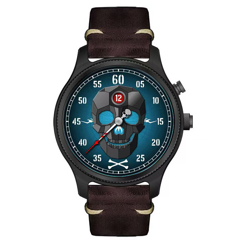 Mechanische Quarzuhr für Herren. Neuartige mechanische Uhr. Einzigartige mechanische Mehrzweckuhr. Professionelles wasserdichtes Uhrwerk 4