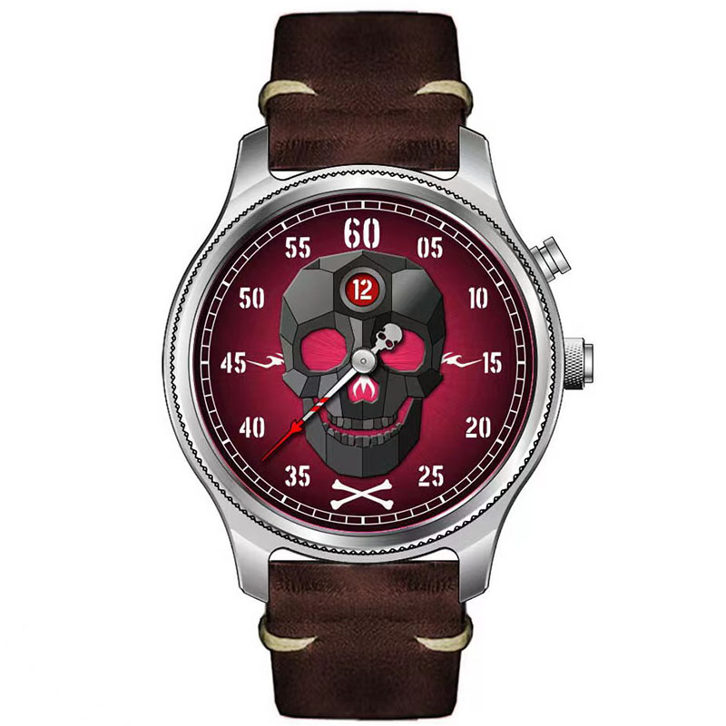 Mechanische Quarzuhr für Herren. Neuartige mechanische Uhr. Einzigartige mechanische Mehrzweckuhr. Professionelles wasserdichtes Uhrwerk 2