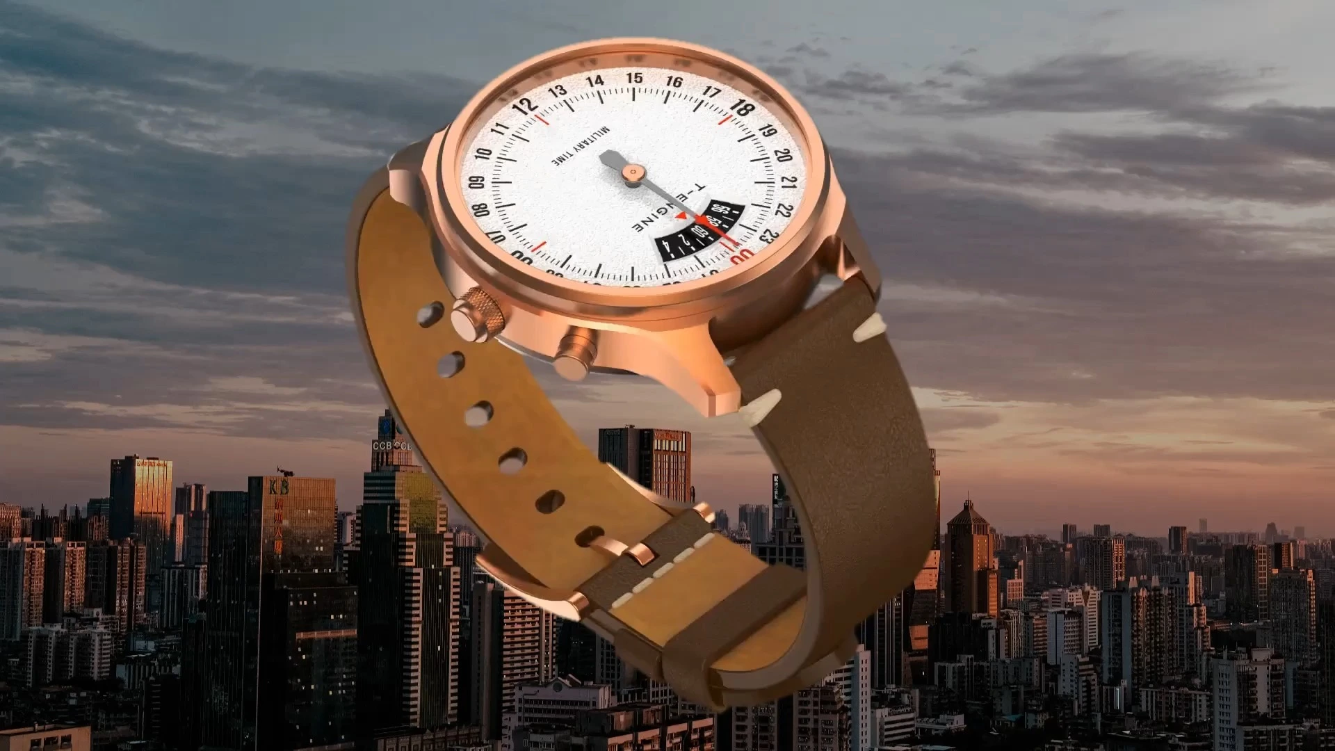Venta directa de fábrica Reloj mecánico multiusos único Reloj de ocio de moda Reloj de cuarzo resistente al agua para hombres 1