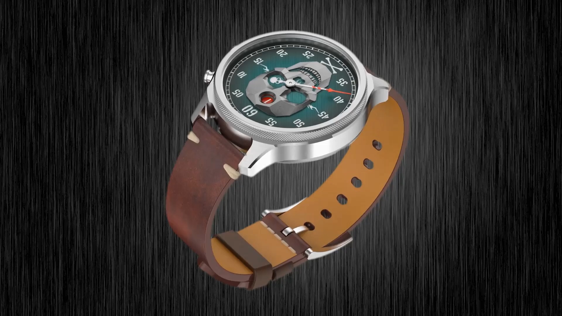 Mechanische Quarzuhr für Herren. Neuartige mechanische Uhr. Einzigartige mechanische Mehrzweckuhr. Professionelles wasserdichtes Uhrwerk 1