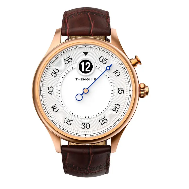 لعشاق الساعات Flyback Chronograph ساعات جلد طبيعي بواسطة Nifer يشاهد 2
