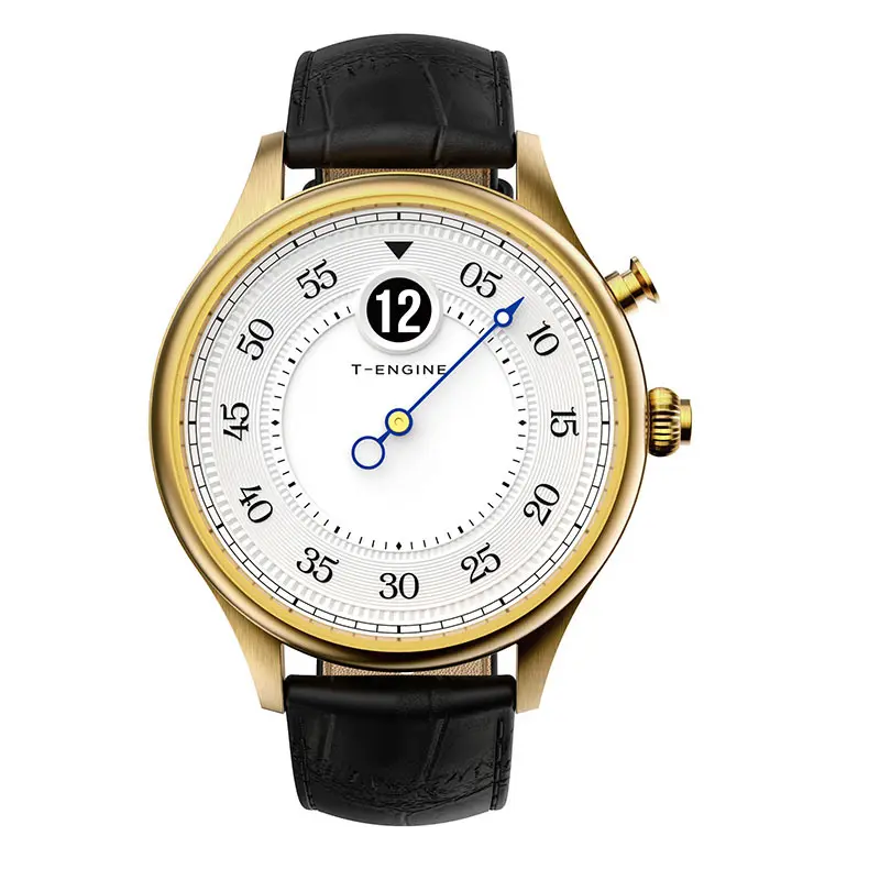 لعشاق الساعات Flyback Chronograph ساعات جلد طبيعي بواسطة Nifer يشاهد 3