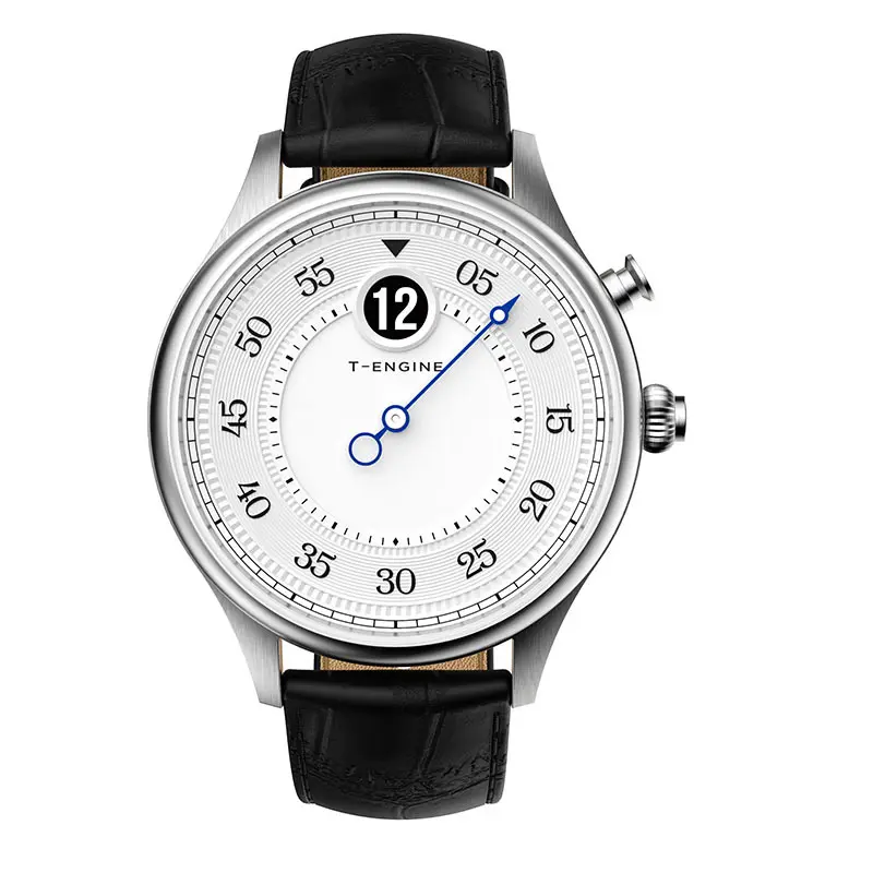 لعشاق الساعات Flyback Chronograph ساعات جلد طبيعي بواسطة Nifer يشاهد 4