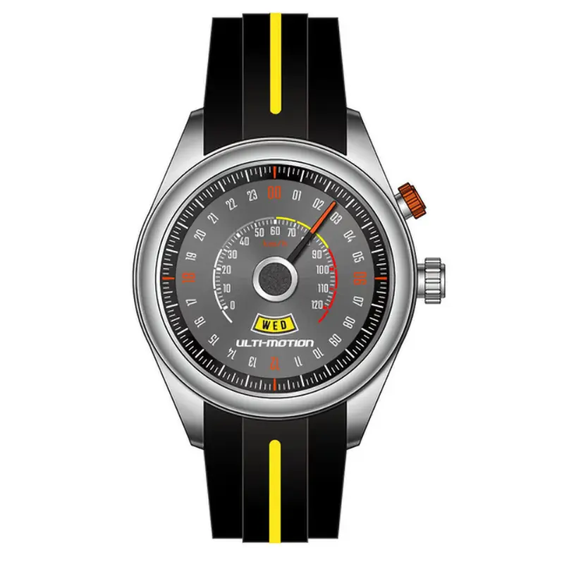 Cronografo automatico OEMstreamliner Flyback per collezionisti di orologi al quarzo intelligente da 45 mm 2
