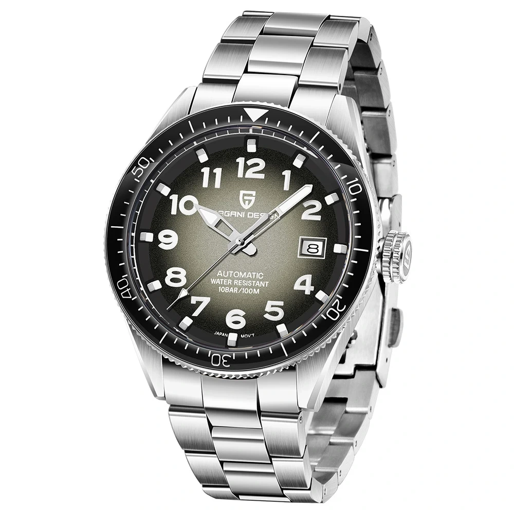 Montre mécanique d'extérieur pour hommes, mode populaire, résistante à l'usure, lueur nocturne, étanche, montre pour hommes 1