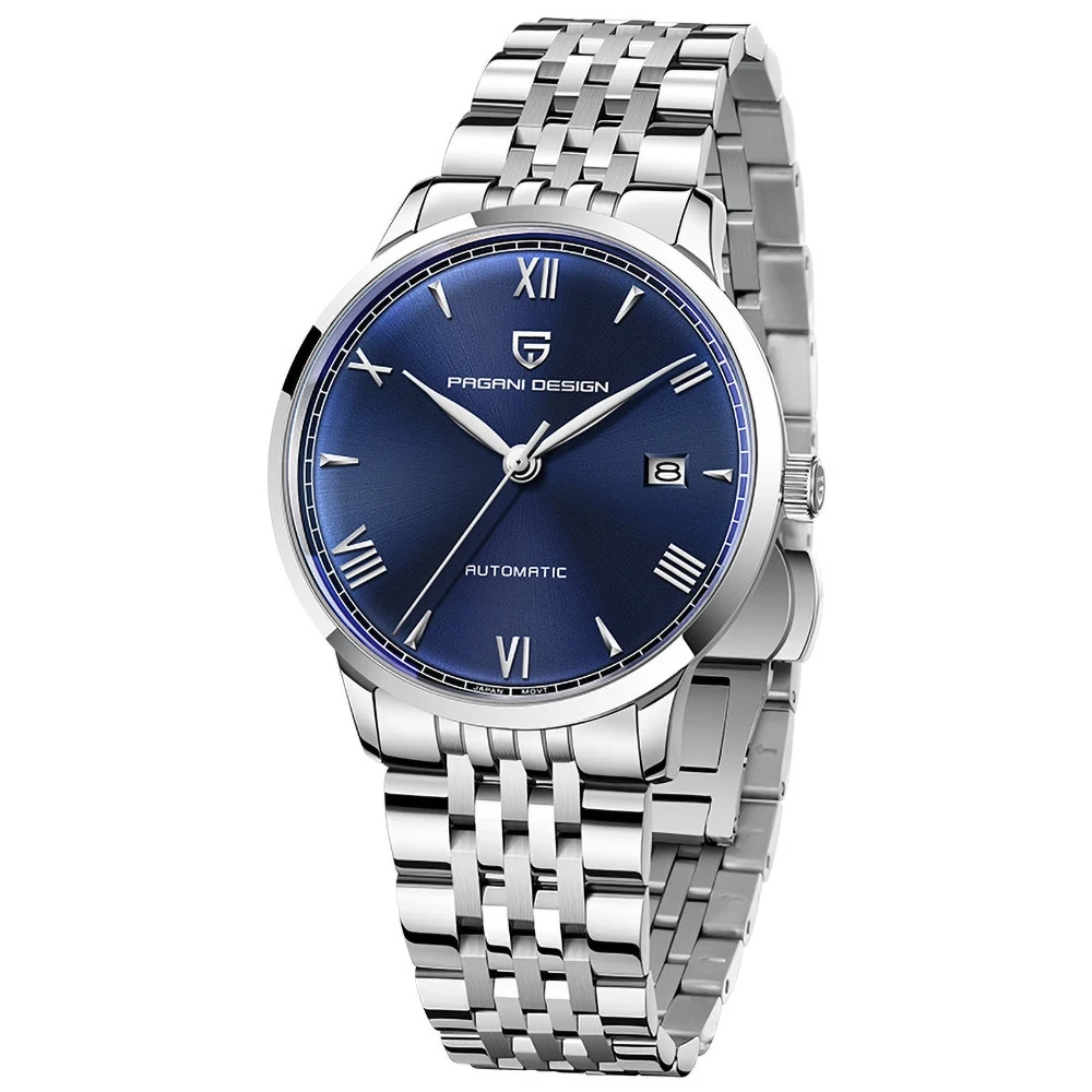 Reloj resistente al agua y duradero para hombre, resistente al desgaste, completamente automático, mecánico, de precisión, de acero, resistente al agua 1