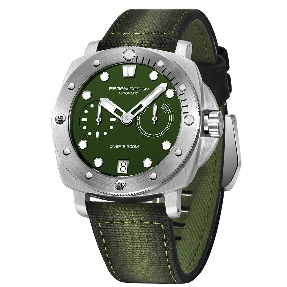 Fashionable Men's Watch Fully Automatic Mechanical Watch Durable Precision Steel Waterproof Fashion Glow Watch 1