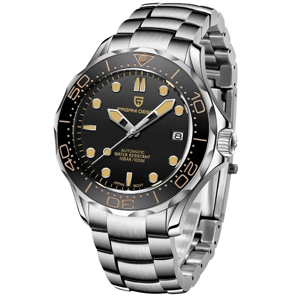 Waterproof Stainless Steel Fully Automatic Mechanical Watch Waterproof Luminous Multifunctional Business Watch 1