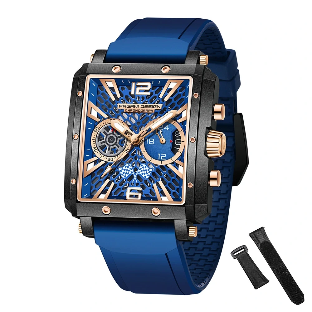 Waterproof Fashionable Wear-resistant Multi Functional Fashion Waterproof Night Glow Quartz Men's Quartz Watch 1