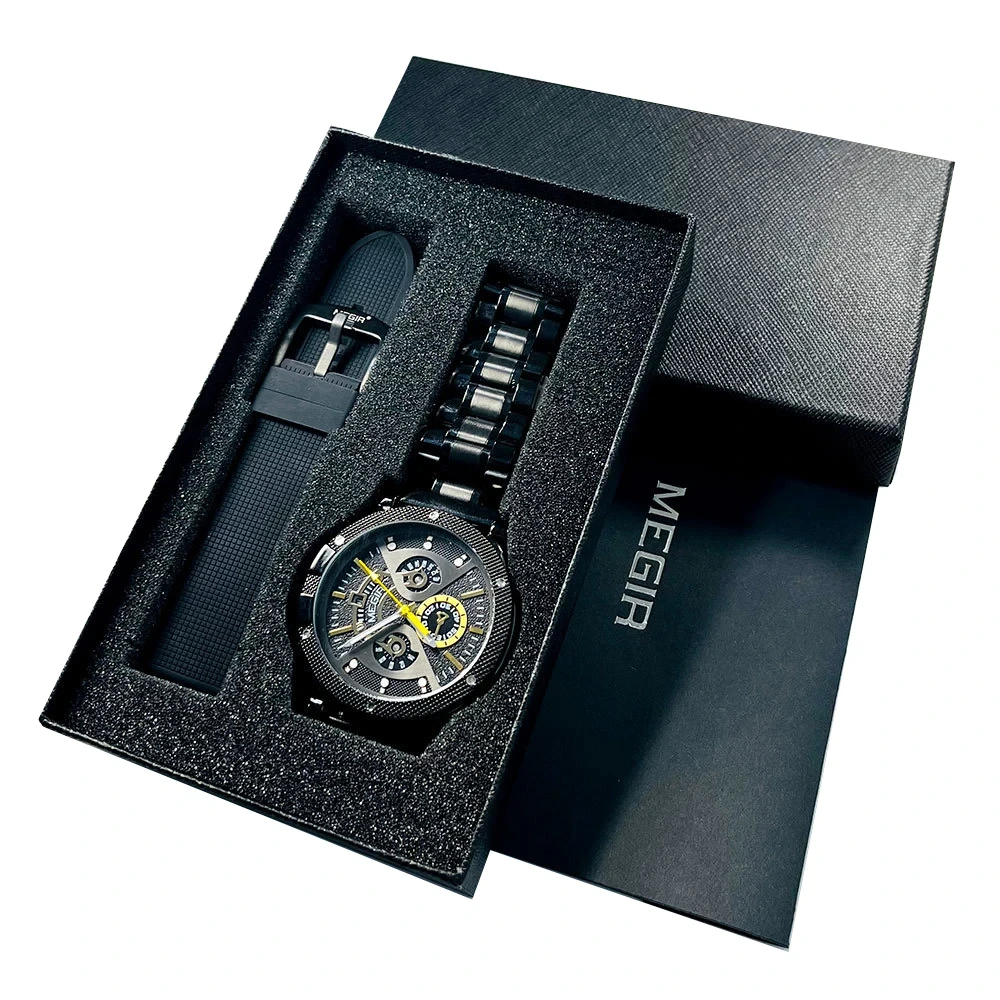 Hochwertige, trendige wasserdichte Herrenuhr mit multifunktionaler, modischer und trendiger großer Uhr 1