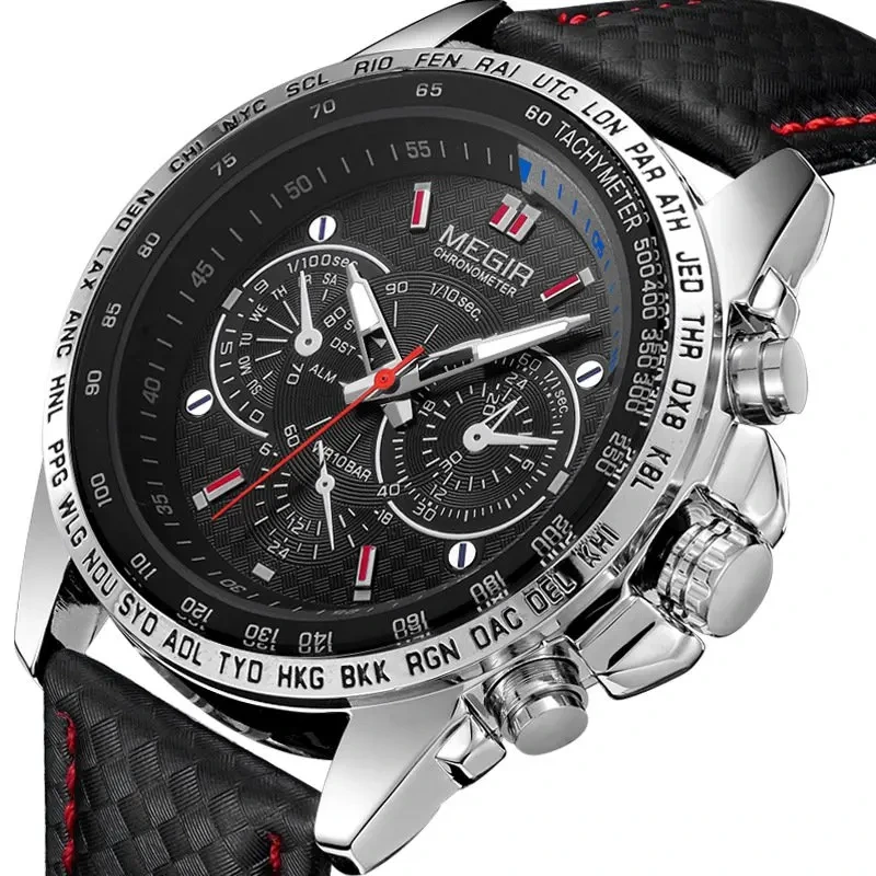 Reloj de cuarzo para hombre a la moda Reloj de negocios a la moda Fabricantes de relojes multifuncionales para hombre al por mayor 1